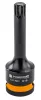 Gépi dugókulcsfej készlet bordás (spline) profillal 1/2", 8 db, M5–M18, 78 mm, Cr-Mo, PM-ZNU-518T – Powermat (PM1384)