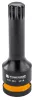 Gépi dugókulcsfej készlet bordás (spline) profillal 1/2", 8 db, M5–M18, 78 mm, Cr-Mo, PM-ZNU-518T – Powermat (PM1384)