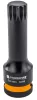Gépi dugókulcsfej készlet bordás (spline) profillal 1/2", 8 db, M5–M18, 78 mm, Cr-Mo, PM-ZNU-518T – Powermat (PM1384)
