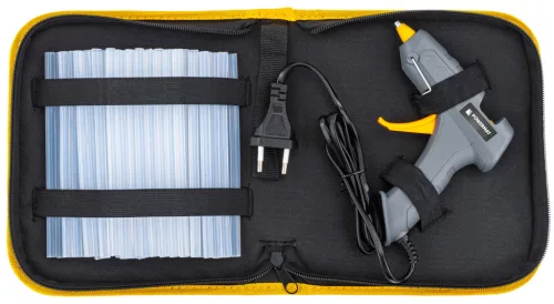 Ragasztópisztoly 60 W, 7 mm-es ragasztórúdhoz, 60 db rúddal, PM-PDK-60T – Powermat (PM1386)