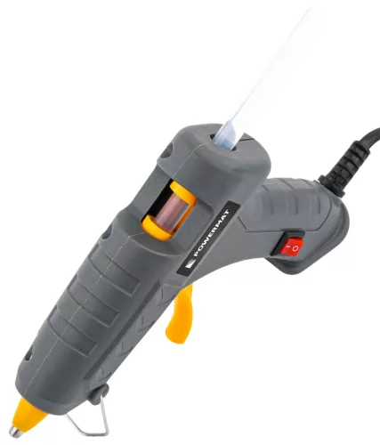 Ragasztópisztoly 60 W, 7 mm-es ragasztórúdhoz, 60 db rúddal, PM-PDK-60T – Powermat (PM1386)