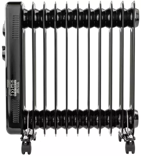 Olajradiátor 2500 W, 11 bordás, termosztáttal és kerekekkel, PM-GOL-3000D – Powermat (PM1399)