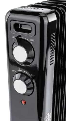 Olajradiátor 2500 W, 11 bordás, termosztáttal és kerekekkel, PM-GOL-3000D – Powermat (PM1399)