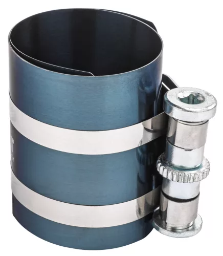 Dugattyúgyűrű-szorító 50–155 mm, 75 mm magas, rozsdamentes acél, PM-ZDPT-155T – Powermat (PM1400)