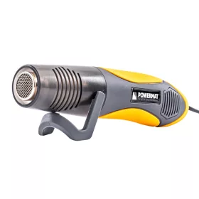   Mini hőlégfúvó 450 W, 280/450 °C, 2 fúvókával és zsugorcsövekkel, PM-MOP-450T – Powermat (PM1405)