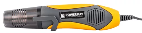 Mini hőlégfúvó 450 W, 280/450 °C, 2 fúvókával és zsugorcsövekkel, PM-MOP-450T – Powermat (PM1405)