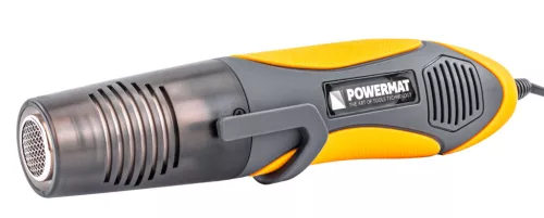 Mini hőlégfúvó 450 W, 280/450 °C, 2 fúvókával és zsugorcsövekkel, PM-MOP-450T – Powermat (PM1405)