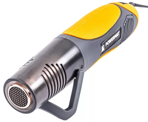 Mini hőlégfúvó 450 W, 280/450 °C, 2 fúvókával és zsugorcsövekkel, PM-MOP-450T – Powermat (PM1405)