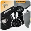 Érvéghüvely krimpelő fogó 0,25–10 mm², 175 mm + 1200 db hüvely, PM-ZDTK-175T – Powermat (PM1408)