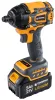 Akkus ütvecsavarozó 21 V, 550 Nm, 1/2", szénkefe nélküli, 2 × 3 Ah akkuval, PM-AKU-21V-3M – Powermat (PM1410)