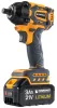 Akkus ütvecsavarozó 21 V, 550 Nm, 1/2", szénkefe nélküli, 2 × 3 Ah akkuval, PM-AKU-21V-3M – Powermat (PM1410)