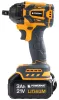 Akkus ütvecsavarozó 21 V, 550 Nm, 1/2", szénkefe nélküli, 2 × 3 Ah akkuval, PM-AKU-21V-3M – Powermat (PM1410)