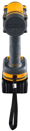 Akkus ütvecsavarozó 21 V, 550 Nm, 1/2", szénkefe nélküli, 2 × 3 Ah akkuval, PM-AKU-21V-3M – Powermat (PM1410)