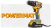 Akkus fúró-csavarozó, ütvefúró 21 V, 55 Nm, 2 × 2 Ah akkuval, kofferben, PM-WA-21V-2M – Powermat (PM1411)
