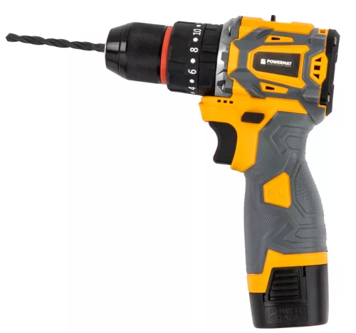 Akkus fúró-csavarozó, ütvefúró 16,8 V, 40 Nm, 2 × 1,5 Ah akkuval, kofferben, PM-WA-16.8V-1.5M – Powermat (PM1412)