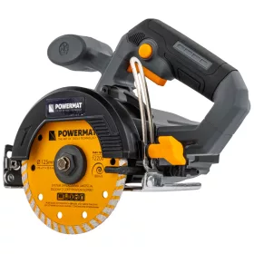   Kézi csempevágó gép 1400 W, 125 mm-es gyémánttárcsával, vizes vágáshoz, PM-PDG-1400T – Powermat (PM1416)