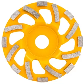   Gyémánt fazékkorong (csiszolótányér) betonhoz 125 mm, 6 mm-es szegmenssel, PM-DTG-1251T – Powermat (PM1417)