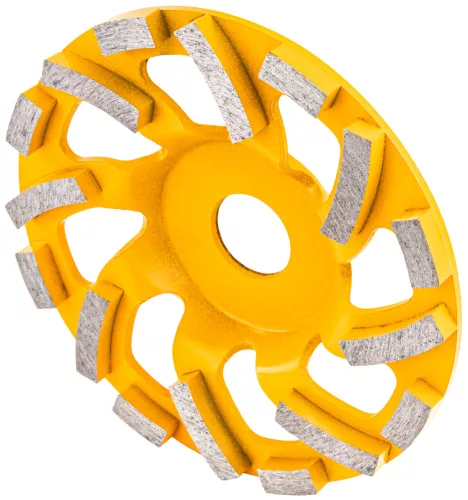Gyémánt fazékkorong (csiszolótányér) betonhoz 125 mm, 6 mm-es szegmenssel, PM-DTG-1251T – Powermat (PM1417)