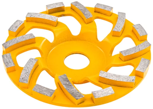 Gyémánt fazékkorong (csiszolótányér) betonhoz 125 mm, 6 mm-es szegmenssel, PM-DTG-1251T – Powermat (PM1417)