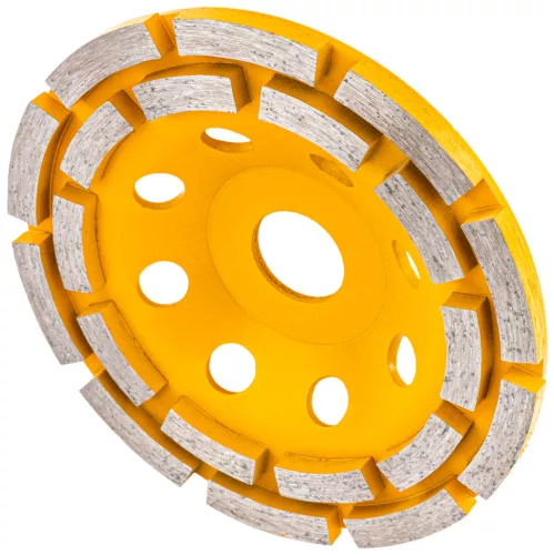 Gyémánt fazékkorong (csiszolótányér) betonhoz 125 mm, 5 mm-es szegmenssel, PM-DTG-1253T – Powermat (PM1419)