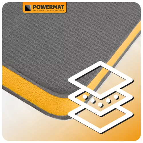 Térdelőpárna, munkaszőnyeg EVA habból 500 × 200 × 30 mm, PM-MWR-50T – Powermat (PM1423)