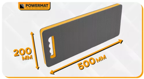 Térdelőpárna, munkaszőnyeg EVA habból 500 × 200 × 30 mm, PM-MWR-50T – Powermat (PM1423)