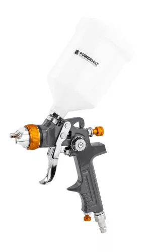 HVLP festékszóró pisztoly 600 ml, 1,4 mm-es fúvókával, PM-PDM-170T – Powermat (PM1426)