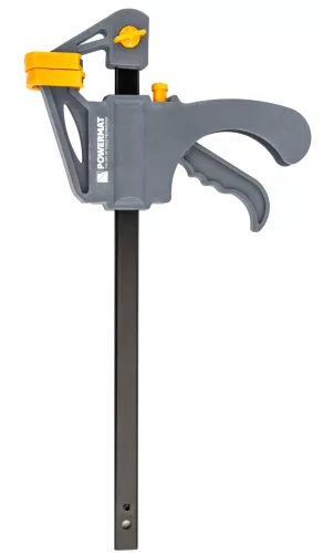 Egykezes gyorsszorító, asztalos szorító 200 × 60 mm, feszítő funkcióval, PM-SSD-8T – Powermat (PM1430)