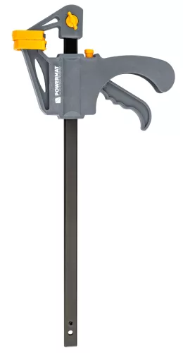 Egykezes gyorsszorító, asztalos szorító 250 × 60 mm, feszítő funkcióval, PM-SSD-10T – Powermat (PM1431)