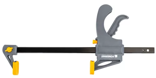 Egykezes gyorsszorító, asztalos szorító 250 × 60 mm, feszítő funkcióval, PM-SSD-10T – Powermat (PM1431)