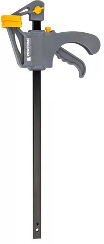 Egykezes gyorsszorító, asztalos szorító 300 × 60 mm, feszítő funkcióval, PM-SSD-12T – Powermat (PM1432)