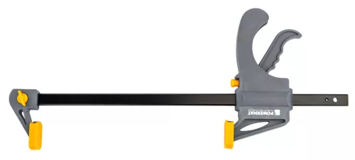 Egykezes gyorsszorító, asztalos szorító 300 × 60 mm, feszítő funkcióval, PM-SSD-12T – Powermat (PM1432)