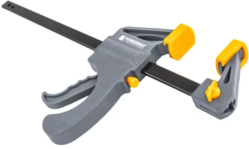 Egykezes gyorsszorító, asztalos szorító 300 × 60 mm, feszítő funkcióval, PM-SSD-12T – Powermat (PM1432)