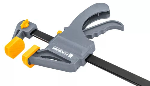 Egykezes gyorsszorító, asztalos szorító 600 × 60 mm, feszítő funkcióval, PM-SSD-24T – Powermat (PM1434)