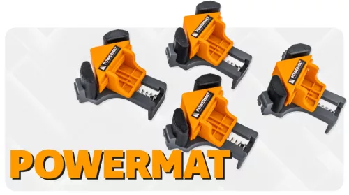 Sarokszorító 90°, 5–22 mm, 4 db-os készlet, PM-SNK-522T – Powermat (PM1435)