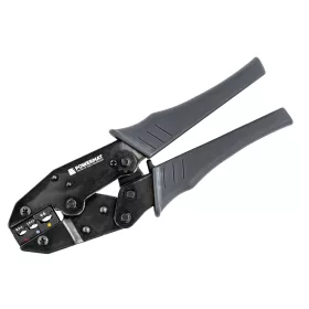   Érvéghüvely krimpelő fogó racsnis, 0,5–6 mm², 220 mm, PM-ZDK-1T – Powermat (PM1436)