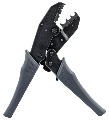 Érvéghüvely krimpelő fogó racsnis, 0,5–6 mm², 220 mm, PM-ZDK-1T – Powermat (PM1436)