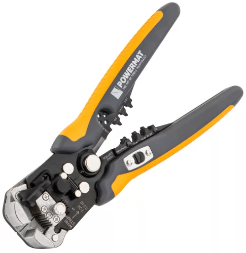 Automata blankoló fogó, csupaszoló és saruzó 0,05–10 mm², 210 mm, PM-SI-2T – Powermat (PM1438)