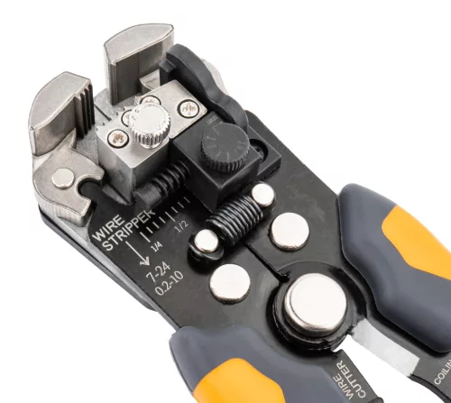 Automata blankoló fogó, csupaszoló és saruzó 0,05–10 mm², 210 mm, PM-SI-2T – Powermat (PM1438)