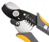 Blankoló és kábelvágó fogó 170 mm, 2,1–8,4 mm² (AWG 14–8), CrV, PM-STN-1T – Powermat (PM1439)