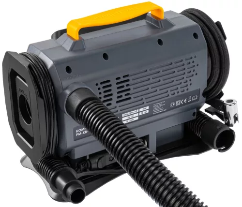 Autós kompresszor és pumpa 10 bar, 35 l/perc, 12 V / 230 V, LCD kijelzővel, PM-KB-150T – Powermat (PM1440)