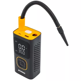   Akkus autós kompresszor, hordozható pumpa 10 bar, 2 × 2000 mAh, LCD kijelzővel, PM-KAP-150T – Powermat (PM1441)