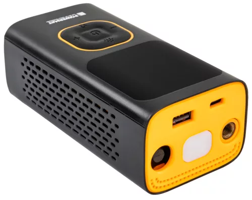 Akkus autós kompresszor, hordozható pumpa 10 bar, 2 × 2000 mAh, LCD kijelzővel, PM-KAP-150T – Powermat (PM1441)