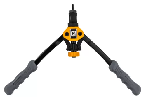Kézi nitanya-behúzó fogó M3–M8, 300 mm, ollós áttétellel, cserélhető fejekkel, PM-NIR-300T – Powermat (PM1448)