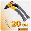 Kézi popszegecshúzó fogó 2,4–4,8 mm, szegecselő fogó 4 cserélhető fejjel, PM-NIR-200T – Powermat (PM1449)