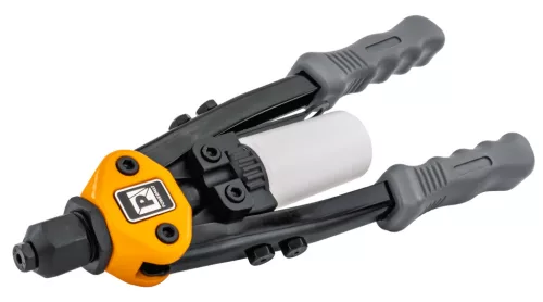 Karos popszegecshúzó fogó 3,2–6,4 mm, 320 mm, tüskegyűjtő tartállyal, PM-NIR-320T – Powermat (PM1451)