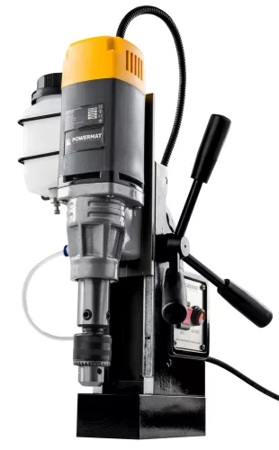 Mágnestalpas fúrógép 1500 W, 11 500 N, max. 50 mm, Weldon 19 mm, PM-WM-1500M – Powermat (PM1456)
