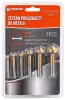 Kúpos süllyesztő, sorjázó fúró készlet HSS, 6 részes, 6,3–20,5 mm, 90°, PM-ZPM-6T – Powermat (PM1457)