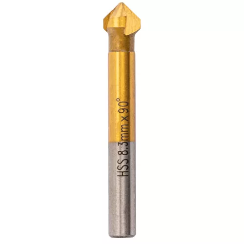 Kúpos süllyesztő, sorjázó fúró készlet HSS, 6 részes, 6,3–20,5 mm, 90°, PM-ZPM-6T – Powermat (PM1457)