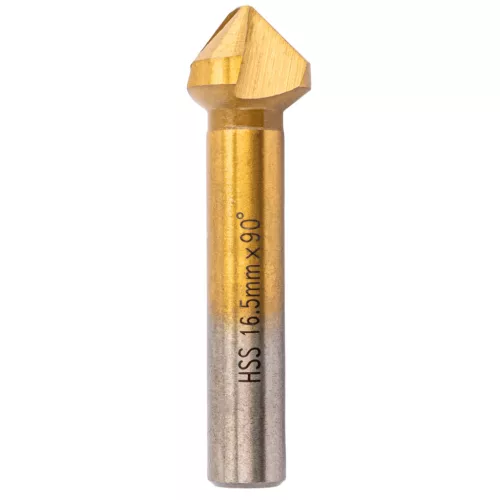 Kúpos süllyesztő, sorjázó fúró készlet HSS, 6 részes, 6,3–20,5 mm, 90°, PM-ZPM-6T – Powermat (PM1457)